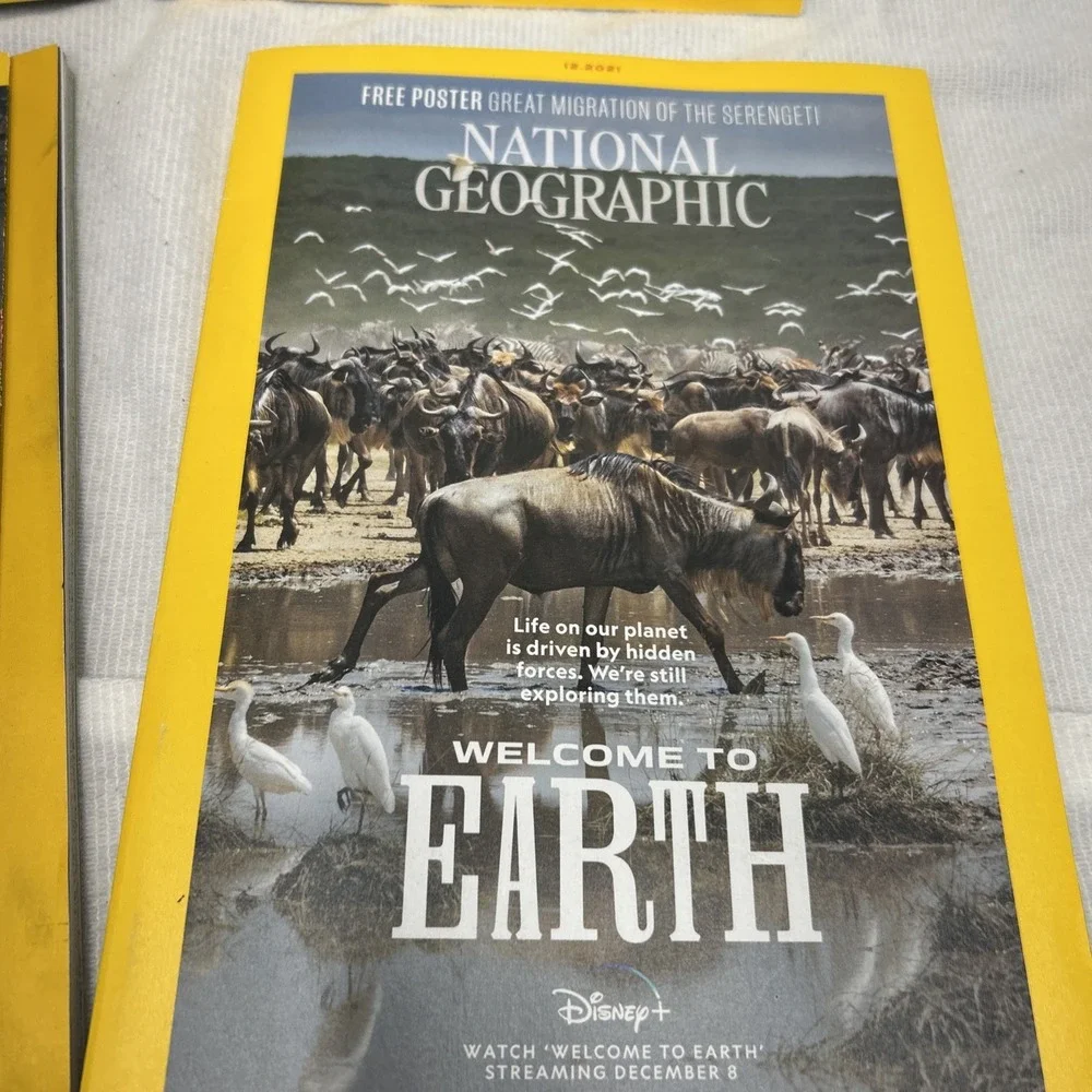 National Geographic Lot Of 4 Magazines 1/17 Gender Revolution 8/19, 11/21, 12/21